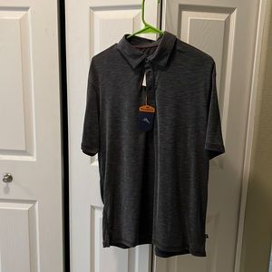Mens Tommy Bahama polo - gray, size M. NWT!
